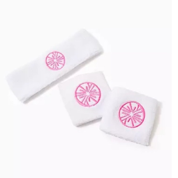 NWT! Lilly Pulitzer Wristband and Headband Set! - Picture 1 of 6